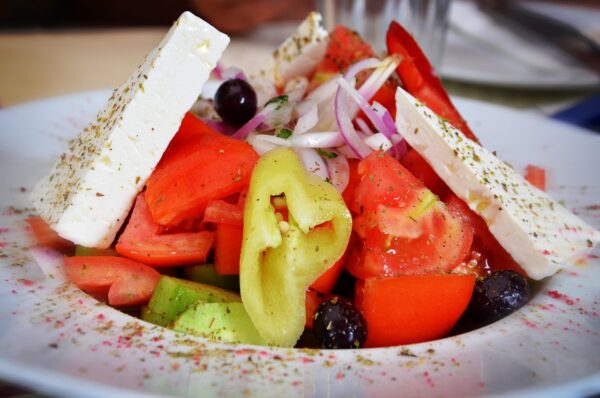 Greek Salad with Pit Beef