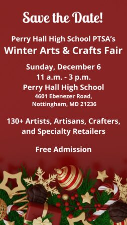 Social media vertical ad promoting the craft fair.